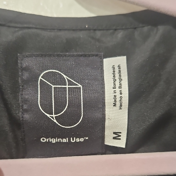 Original Use Black Lightweight Quilted Shirt Jacket - Picture 4 of 12